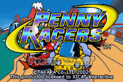 Penny Racers Title Screen